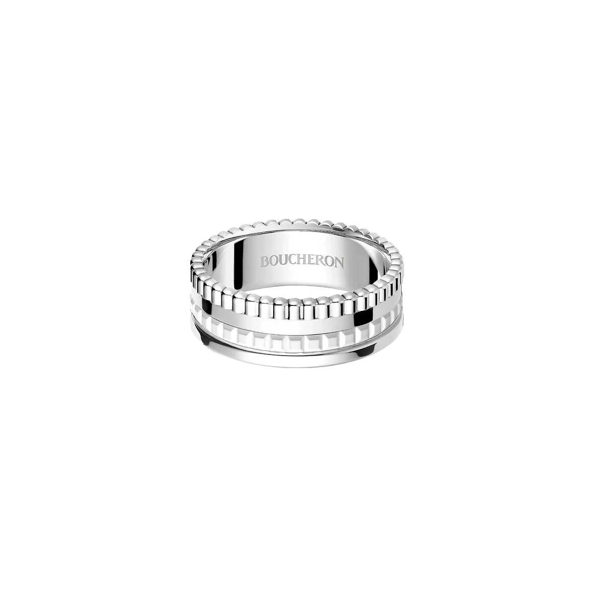 Anello Quatre Double White