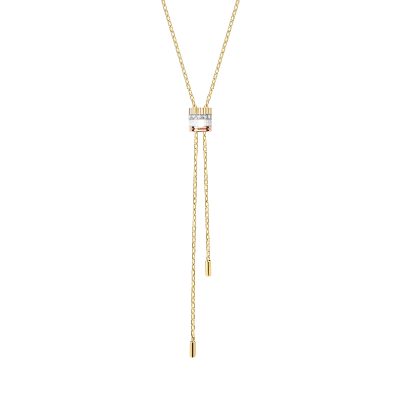 Collana Quatre White Edition Tie, modello piccolo