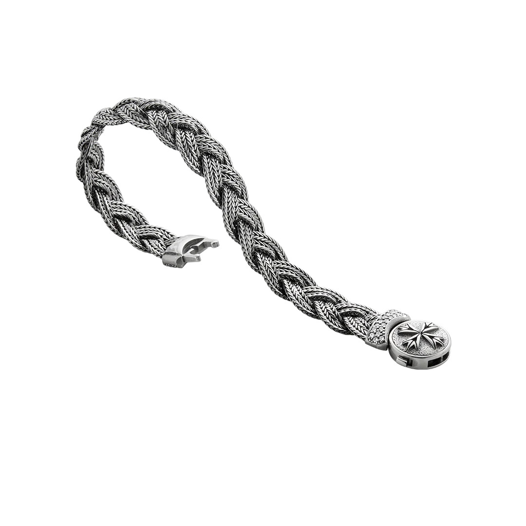Bracciale Treccia Pavé - Image 3
