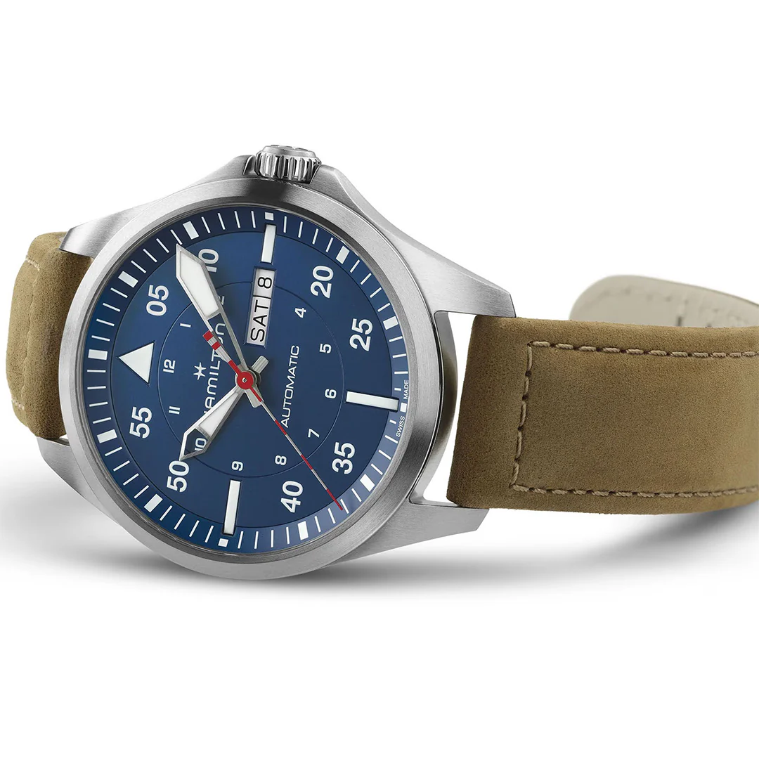 Khaki Aviation Pilot Day Date Auto - Air-Glaciers Edition - Image 7