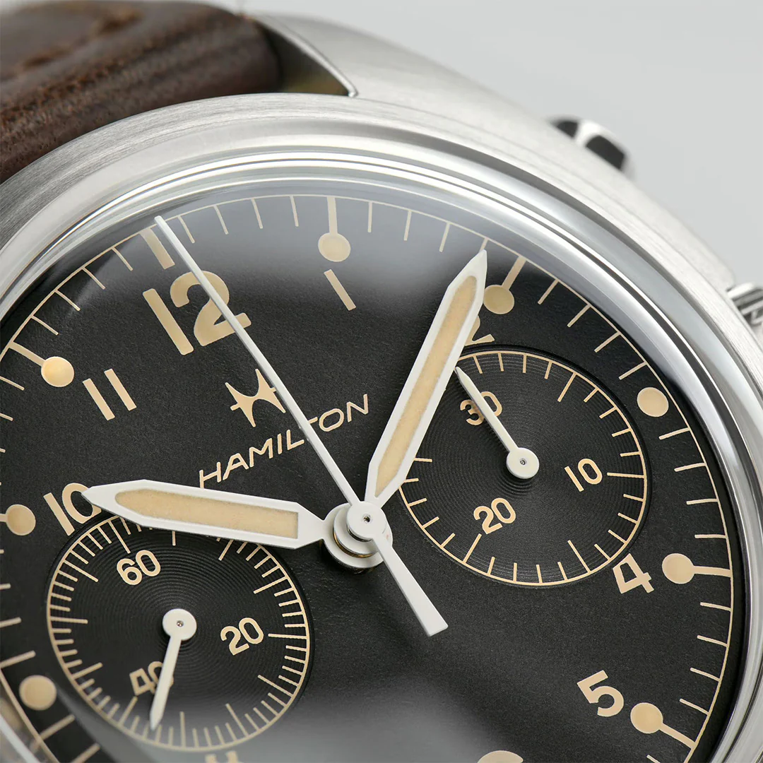 Khaki Aviation Pilot Pioneer Mechanical Chrono - Image 4