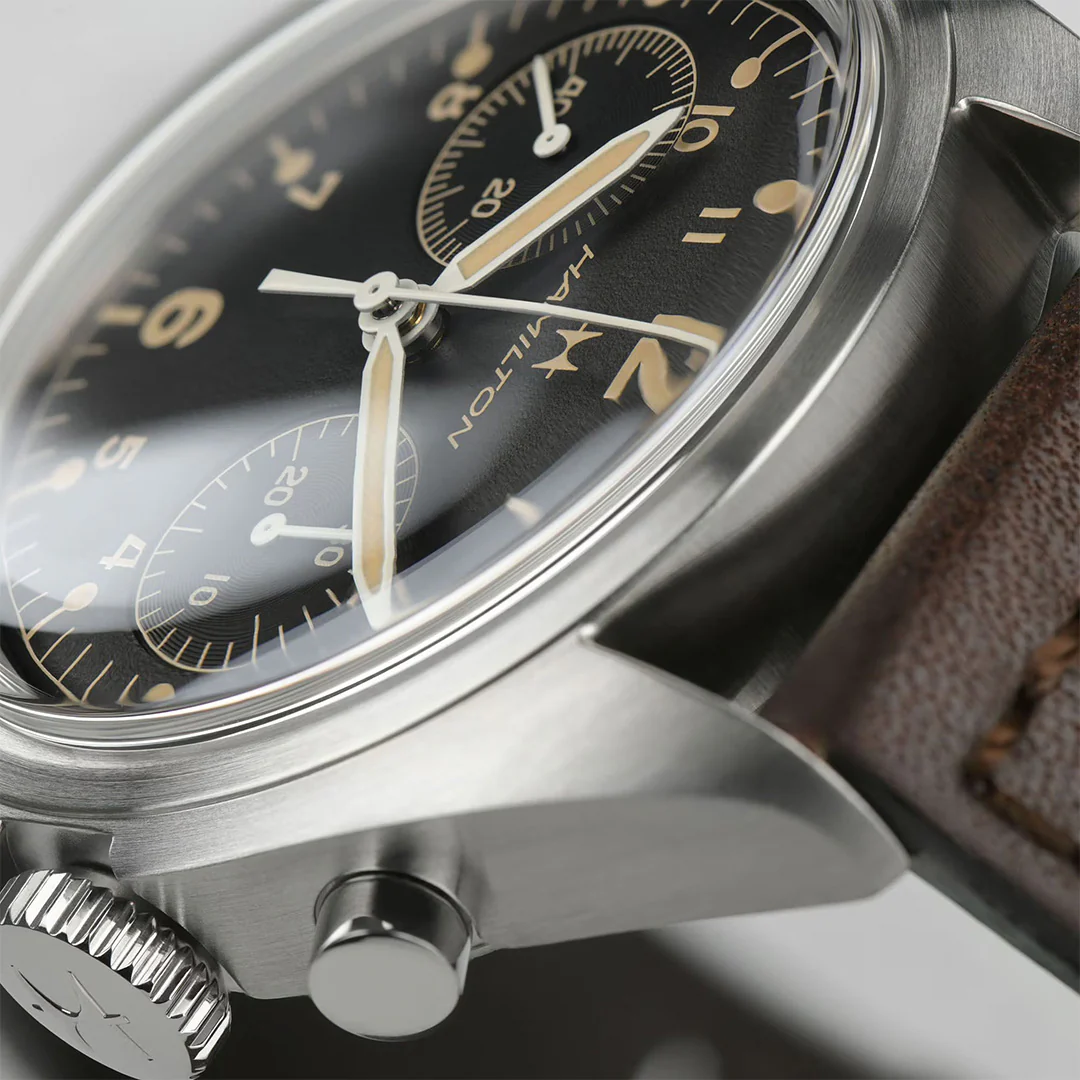 Khaki Aviation Pilot Pioneer Mechanical Chrono - Image 6