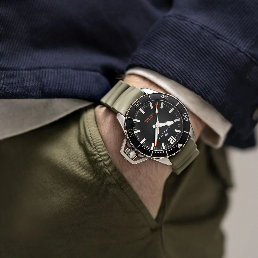 Khaki Navy Frogman Auto - Image 2