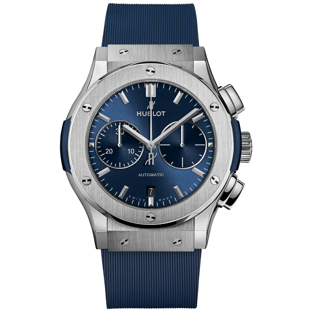 Classic Fusion Chronograph Titanium Blue