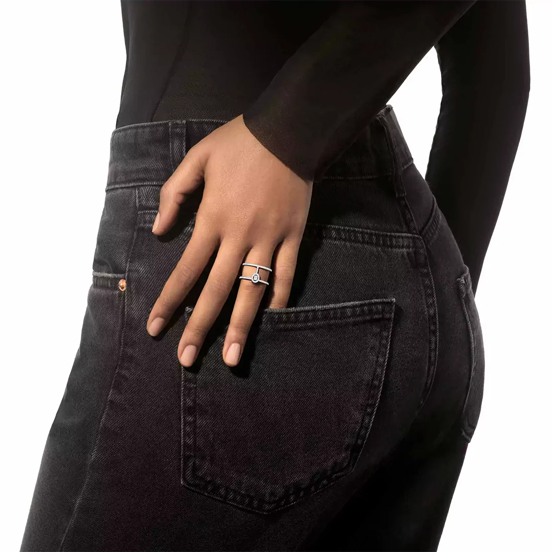Anello Glam’Azone Pavé - Image 2