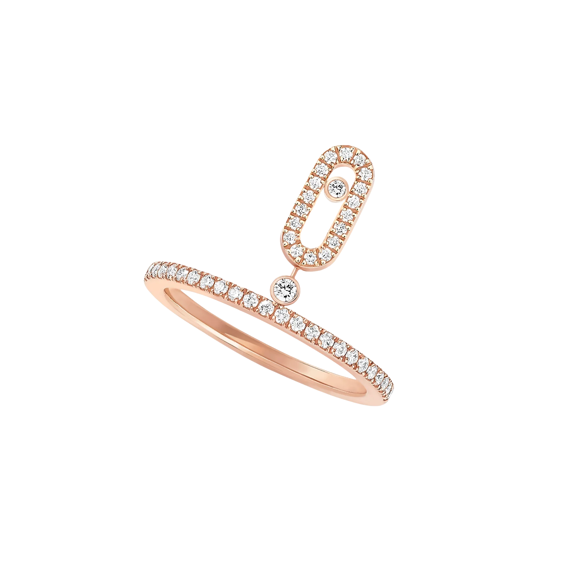 Anello Move Uno Pavé Drop