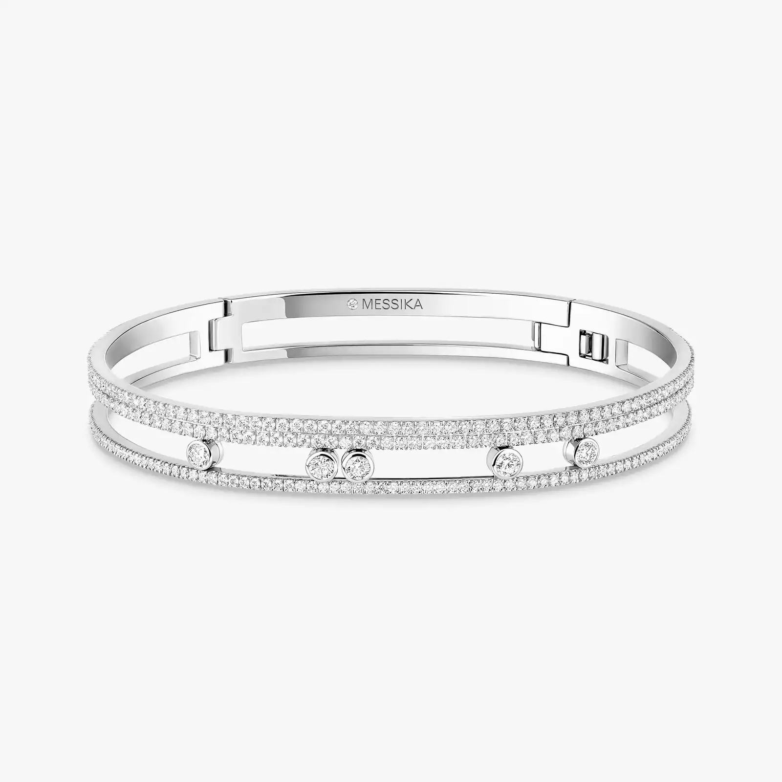 Bracciale Rigido Move Romane con pavé - Image 3