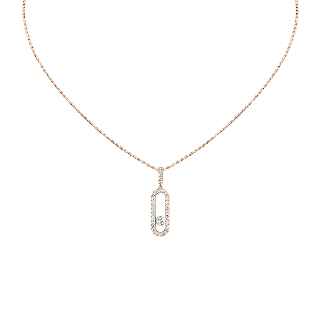 Collana Move Uno MG con Pavé
