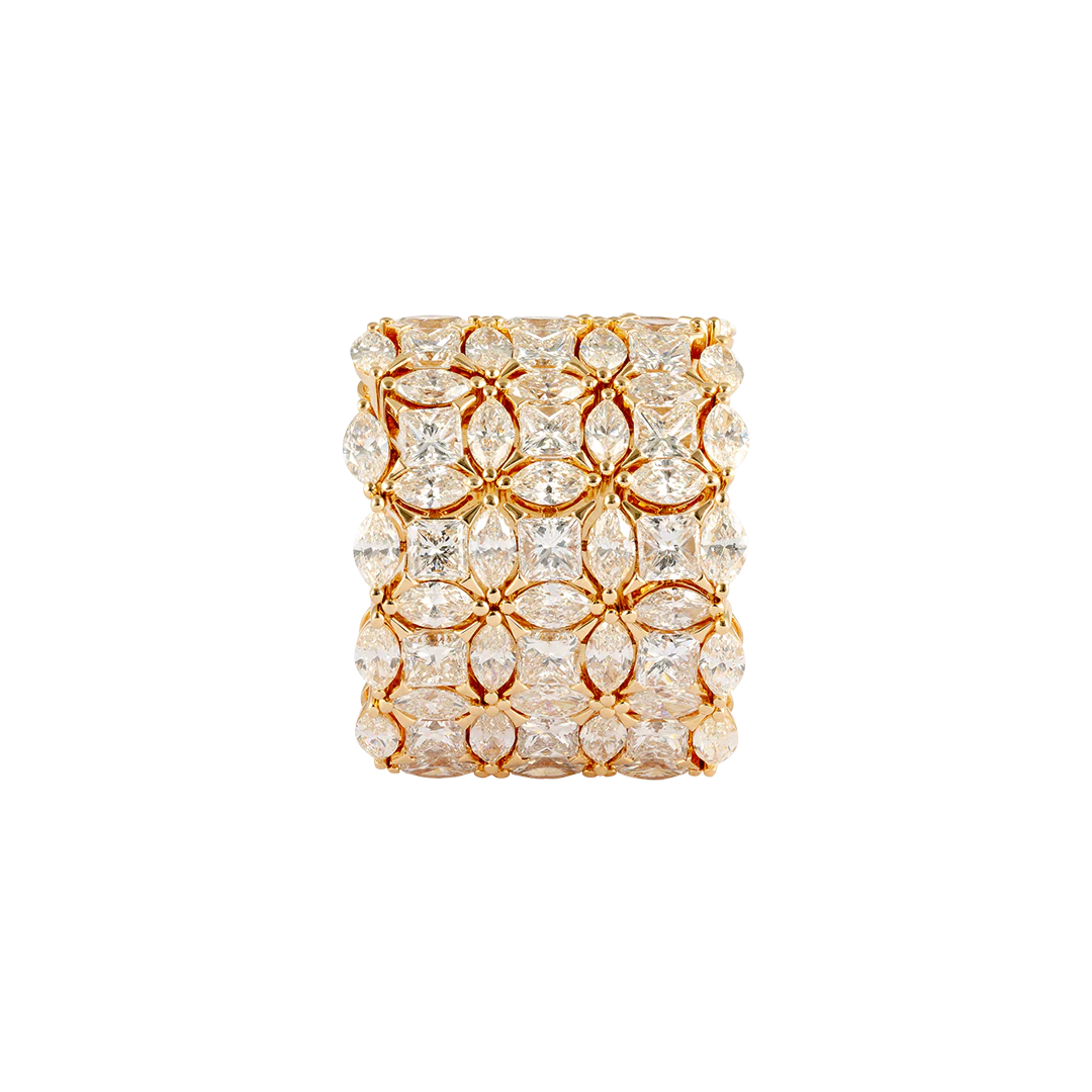 Anello Diade Full Pavé in oro rosa - Image 3