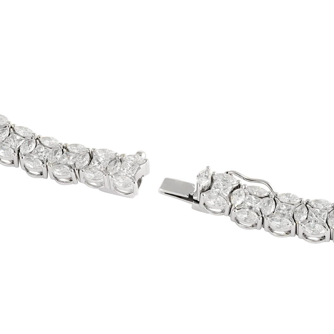 Bracciale Diade in oro bianco con diamanti - Image 2